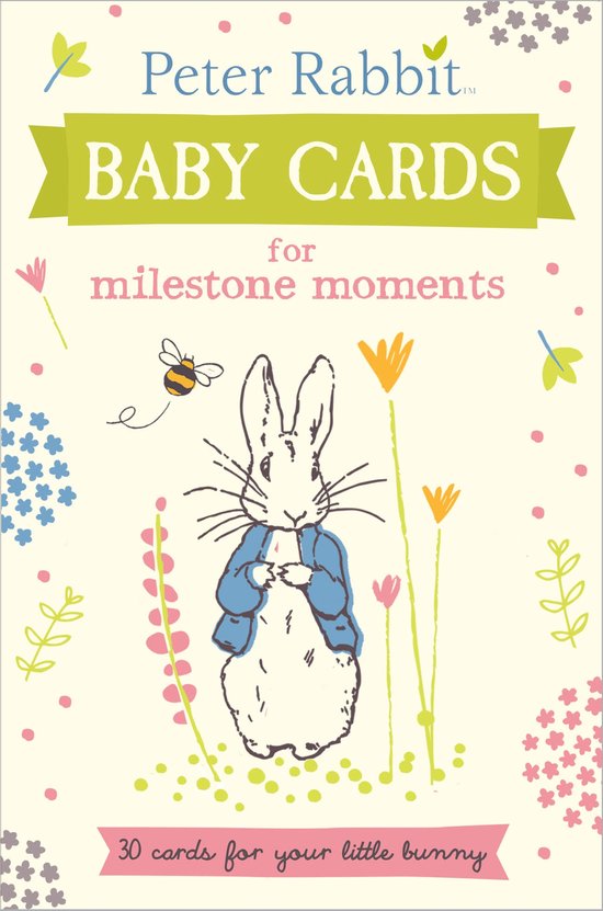 Peter Rabbit Baby Cards: For Milestone Moments van Peter Rabbit.