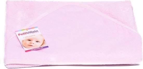 Petit Villain Roze Uni Badcape van Petit Villain