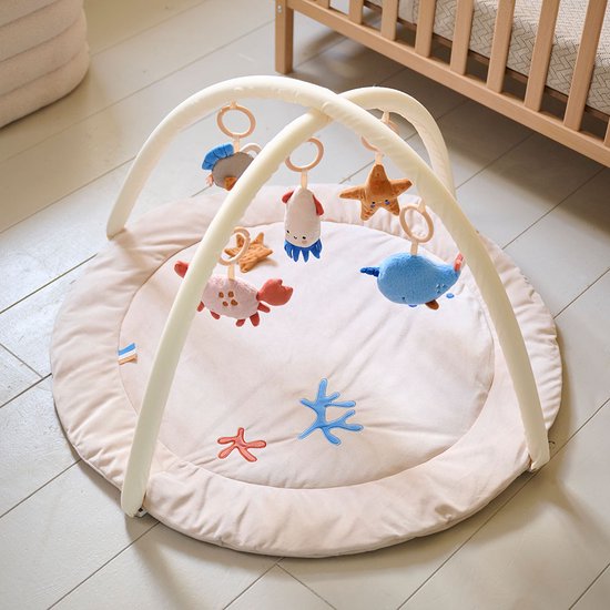 Petite Amélie BABYGYM «OCÉAN» | INCL. ACCESSOIRES | BEIGE van Merkloos