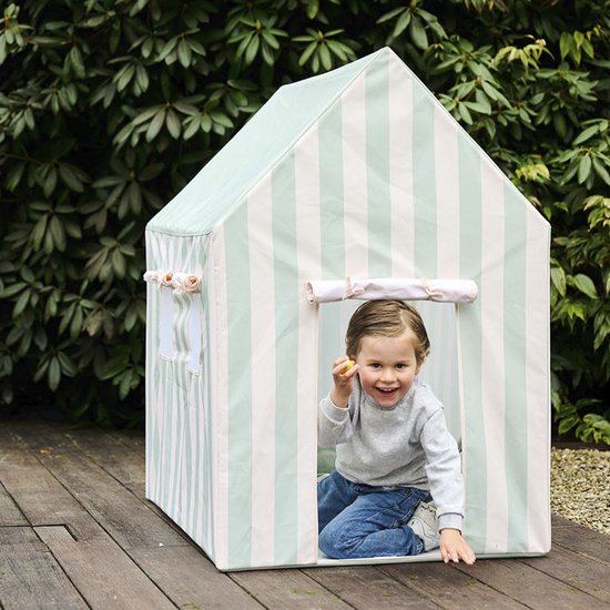 Petite Amélie Speeltent voor Buiten – Mintgroen – UPF 40+ Zonbescherming – Mesh-ramen voor Ventilatie – Weerbestendig van Petite Amélie