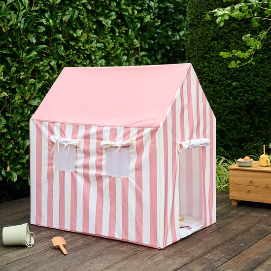Petite Amélie Speeltent voor Buiten – Roze – UPF 40+ Zonbescherming – Mesh-ramen voor Ventilatie – Weerbestendig