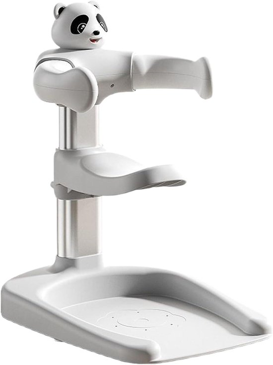Peuter Douche Standaard - Baby Bad Hulpmiddel - Veilig Baden - In Hoogte Verstelbaar - 0-36 Maanden - Wit
