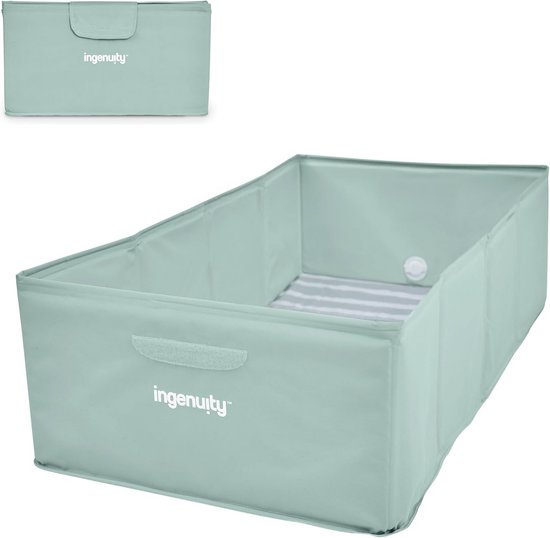Peuterbad - Opvouwbaar bad - Baby badderen - Douche wordt bad - 75 cm open - Blauw