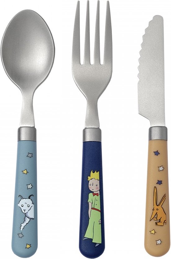 Peuterbestek Petit Prince 3 dlg van Keltum