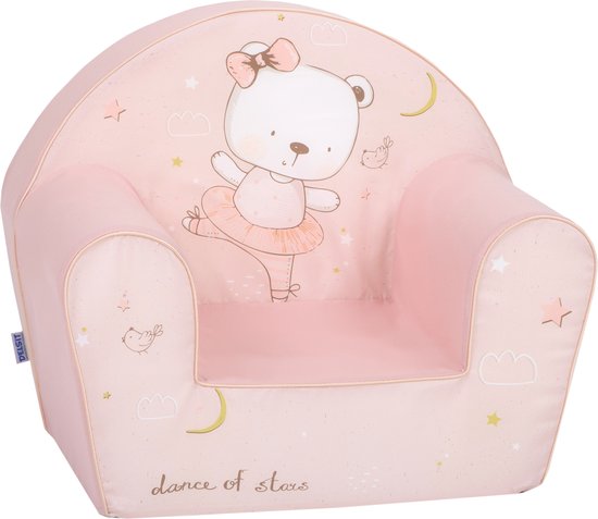 Peuterstoel dansende beer - kinderzetel - kindersofa - kinderfauteuil - kinderbank - kinderstoel - speelgoed 1 jaar - Gomoor van Merkloos