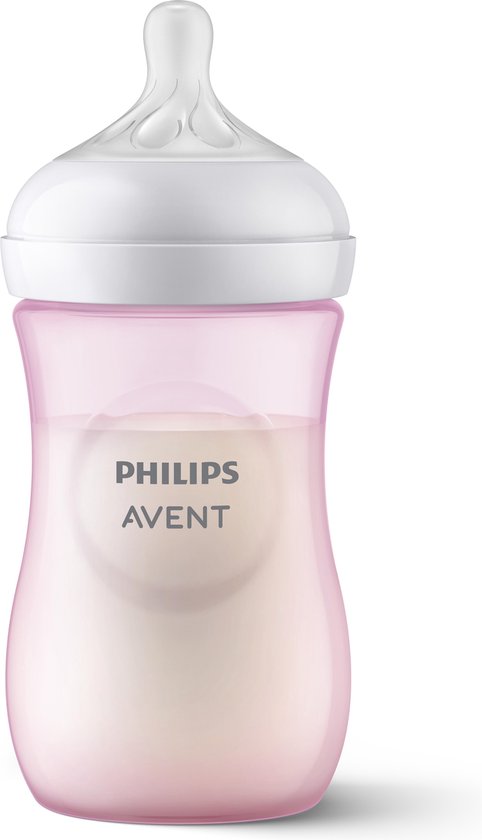 Philips Avent - Babyfles - Natural Response - 1 stuk - Roze - 260ml van Philips