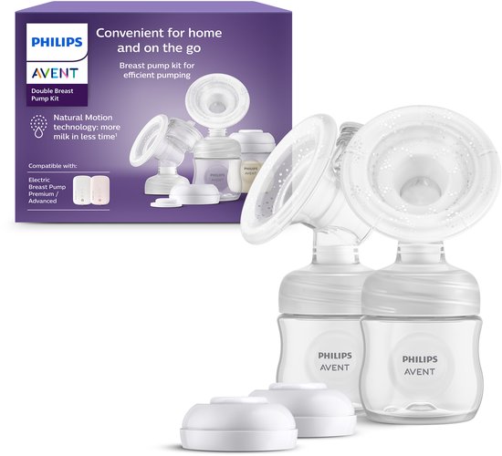 Philips Avent Extra Kolfset - Dubbele Elektrische Borstkolf - Losse Set - Comfortabele Siliconen Kussens - SCF335/12 van Philips Avent