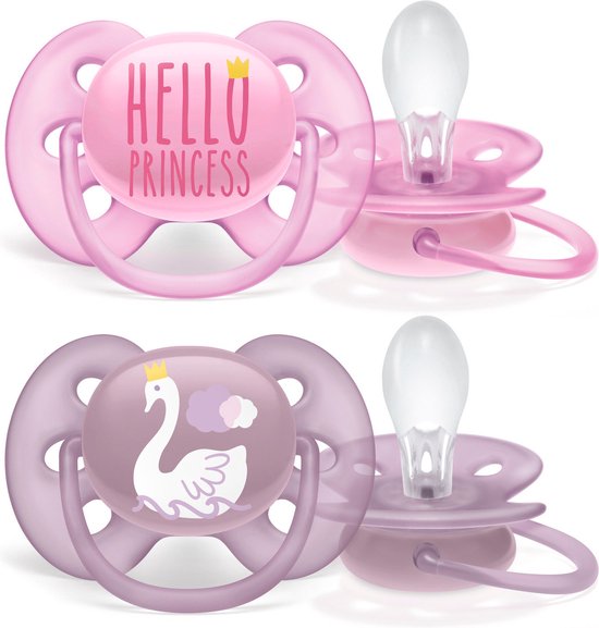 Philips Avent Fopspeen 6m+ Soft Mix van Merkloos