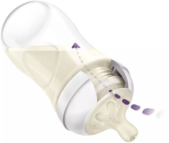 Philips Avent Natural Response babyfles 260ml blauw - Zuigfles