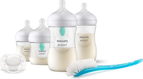 Philips Avent Natural Response Fles - Startersset voor pasgeboren baby's SCD657/11 - Babyflessen met Anti-Koliek Speen van Philips