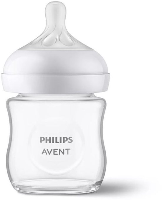 Philips Avent Natural Response glazen babyfles 120ml - Zuigfles