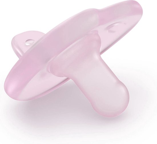Philips Avent Soothie Fopspeen - 0 tot 6 Maanden - 2 Speentjes - Roze/Donkerroze van Merkloos