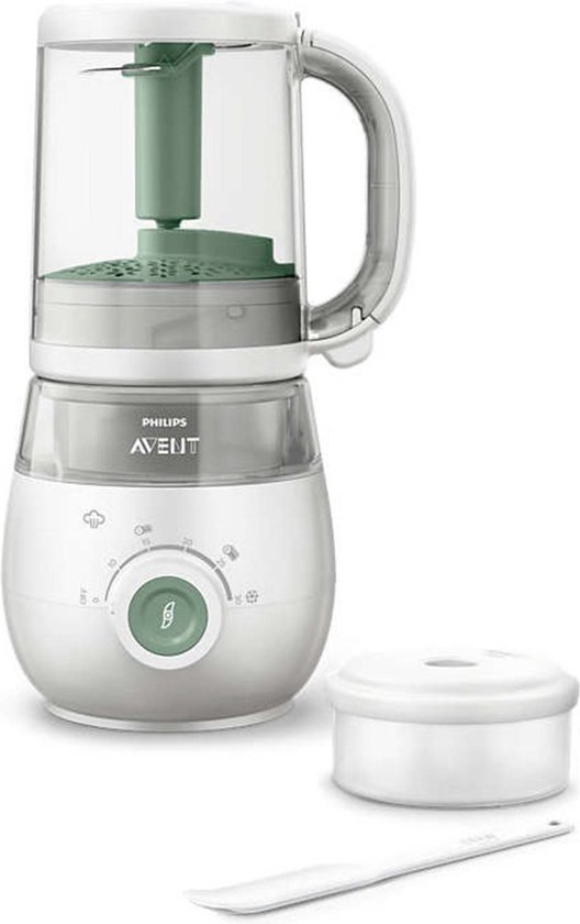 Philips Avent Stomer Blender SCF885/01 - 4-in-1 healthy baby food maker - machine voor babyvoeding van Philips