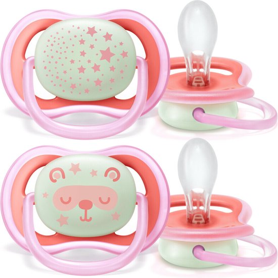 Philips Avent - Ultra Air Night - 6/18 maanden - 2 stuks - Blauw - SCF376/20 van Philips