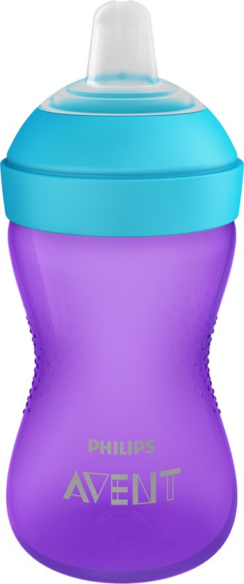 Philips Avent Zachte Bijtbestendige Tuitbeker 9+ mnd SCF802/02 - Drinkbeker van Philips
