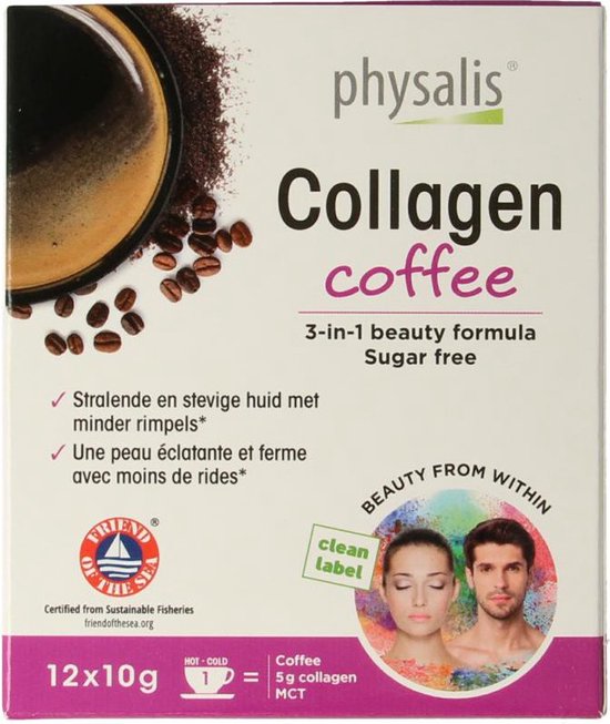 Physalis Collagen coffee 10 gram 12 stuks van Physa