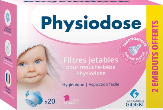 Physiodose 20 Wegwerpfilters Voor Babyvliegen + 2 Gratis Tips van Merkloos