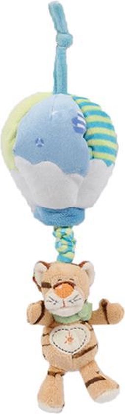 PIA Soft Toys - Muziekhanger baby - Muziekknuffel - Tijger aan muziek ballon babypluche - 24 cm van PIA Soft Toys