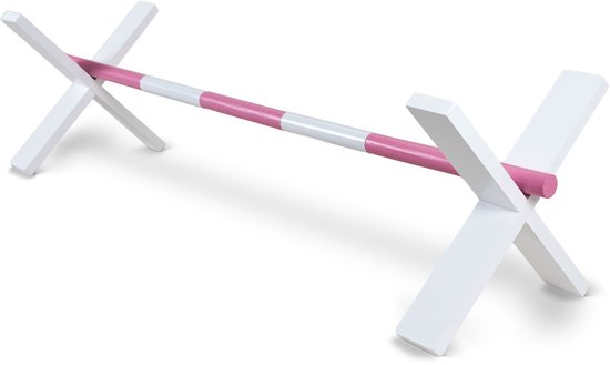 Pink Papaya hobbelpaard cavaletti - Hindernissen voor hobbelpaarden, hobbelpaardaccessoires