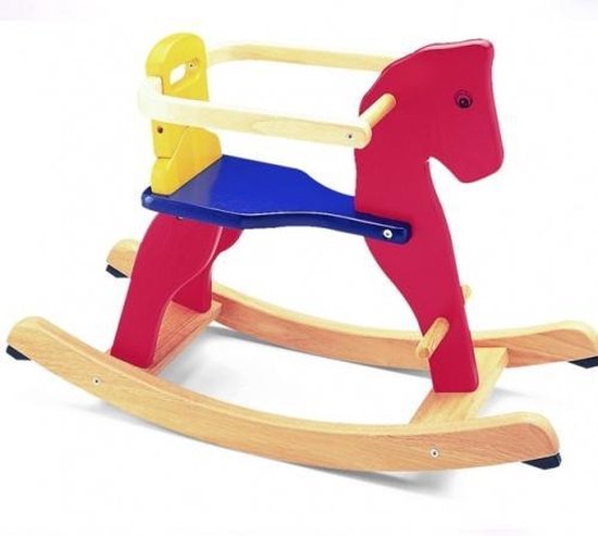 Pintoy Houten hobbelpaard multicolor van Pintoy