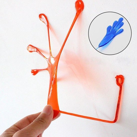 Plakhandje - Sticky hand - Kleefbare handjes - Plakhandjes - 10 stuks van Merkloos