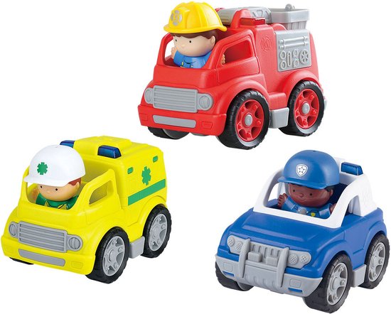 Play Hulpdienst Voertuigen met Figuren Speelset, 6dlg. van Play-Doh