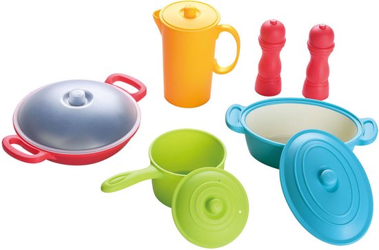 Play Pannen en Potten Kook Speelset, 10dlg. van Merkloos