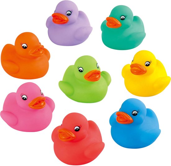 Play Regenboog Badeendjes, 8st. van Playgro