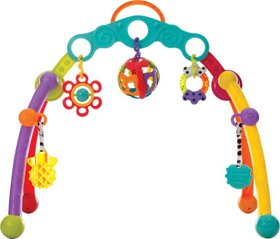 Playgro Fold and Go Playgym - Babygym - acitiviteitengym - 5 afneembare hangspeeltjes van Playgro