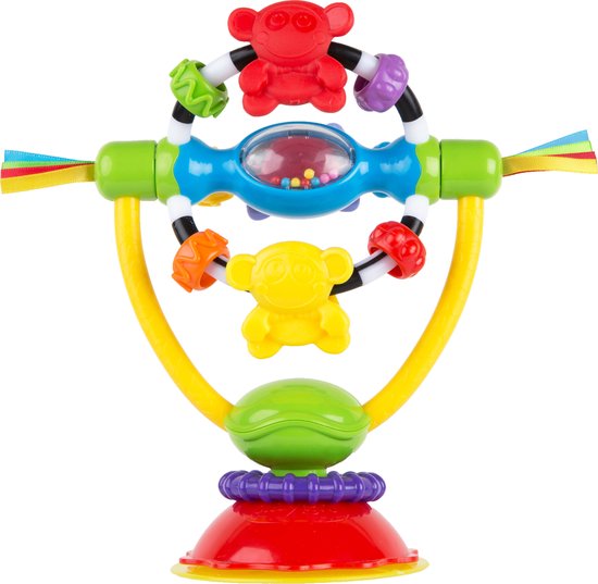 Playgro Kinderstoel speeltje met verbeterde zuignap - Grijp- en bijtspeelgoed van Playgro