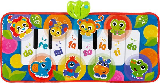 Playgro Muzikale Piano mat - Interactief babyspeelgoed - Pianomat - Dansmat Jumbo afmeting van Playgro