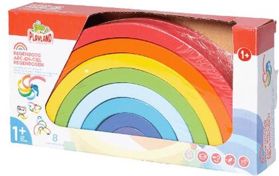 PLAYLAND 8858/8752 Houten Regenboog van goki