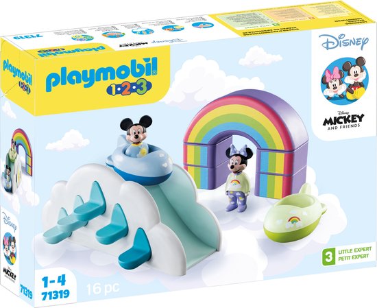 PLAYMOBIL 1.2.3 & Disney Mickey Mouse Wolkenhuis - 71319 van Playmobil
