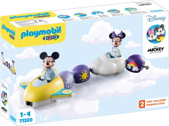 PLAYMOBIL 1.2.3 & Disney Mickey Mouse Wolkentrein - 71320 van Playmobil