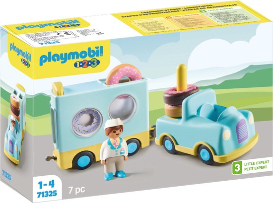 PLAYMOBIL 1.2.3 Donut truck - 71325 van Merkloos