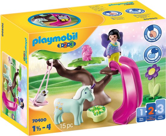 PLAYMOBIL 1.2.3 Feeërieke speeltuin - 70400 van Playmobil
