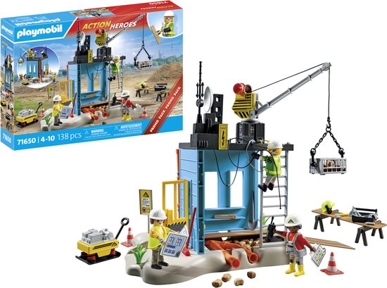 PLAYMOBIL Action Heroes PROMO Bouwplaats - 71650 van Playmobil