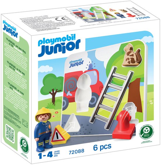 Playmobil brandweer puzzel speelgoed - Junior 72088 - educatief. van Playmobil