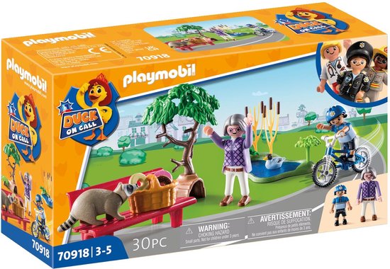 PLAYMOBIL Duck On Call - Politieactie. Pak de dief! - 70918 van Playmobil