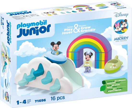 PLAYMOBIL Junior & Disney Mickey Mouse Wolkenhuis - 71696 van Playmobil