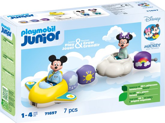 PLAYMOBIL Junior & Disney Mickey Mouse Wolkentrein - 71697 van Playmobil