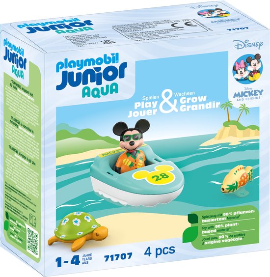 PLAYMOBIL Junior & Disney: Mickey's boottocht - 71707 van Playmobil