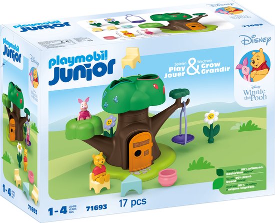 PLAYMOBIL Junior & Disney Winnie de Poeh Boomhut - 71693 van Playmobil