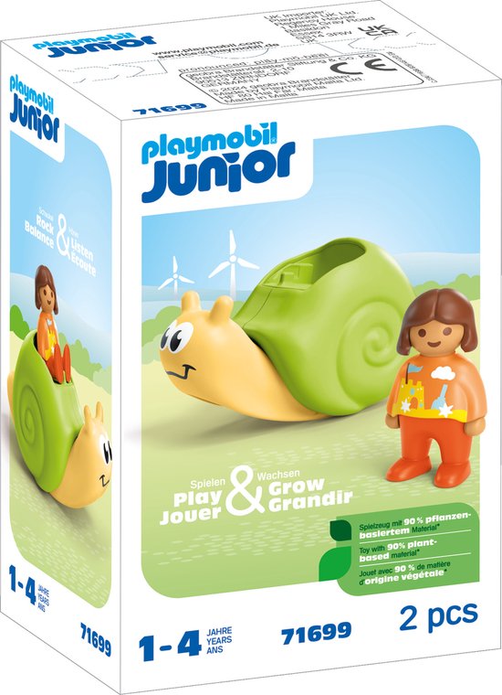 PLAYMOBIL Junior Schommelende slak - 71699 van Playmobil