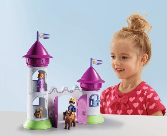 PLAYMOBIL Kasteelpoort met koningskoppel - 9389 van Playmobil