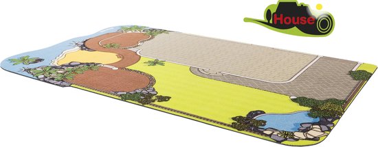PLAYMOBIL Playcarpet Speelkleed - HOUSE van Merkloos