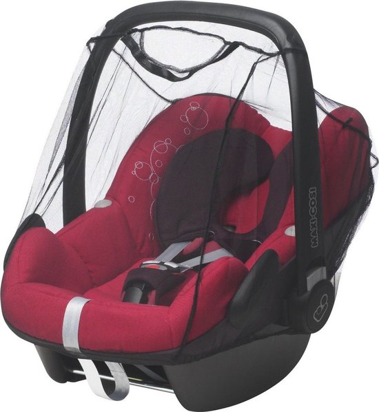 Playshoes - Muskietennet/klamboe voor autostoeltjes - Zwart - maat Onesize van Playshoes.