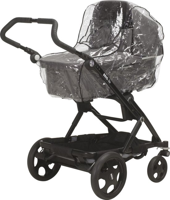 Playshoes - Universele regenhoes voor kinderwagen (small) - transparant - maat Onesize van playshoes