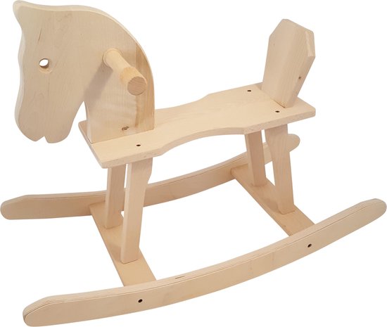 Playwood - Hobbelpaard hout natural van Playwood