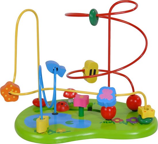 Playwood Kralenspiraal Motoriek groen lente van PlayWood